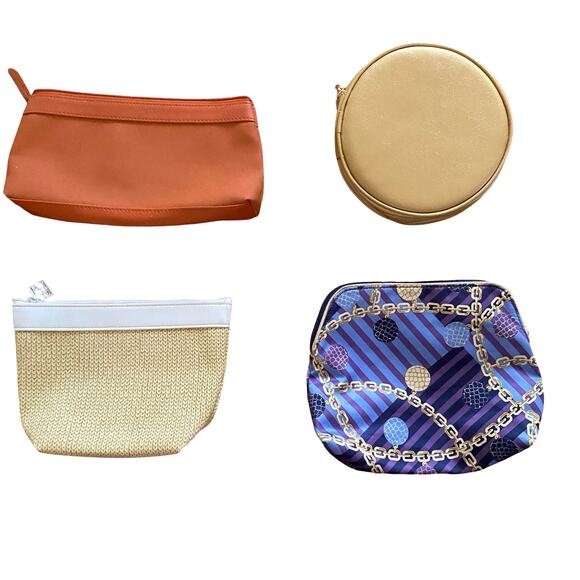 Estee Lauder Cosmetic Bag Lot of 4 Makeup Travel Pouches EUC - Picture 3 of 9